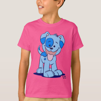 Camiseta Perro de cachorro azul Personalizado