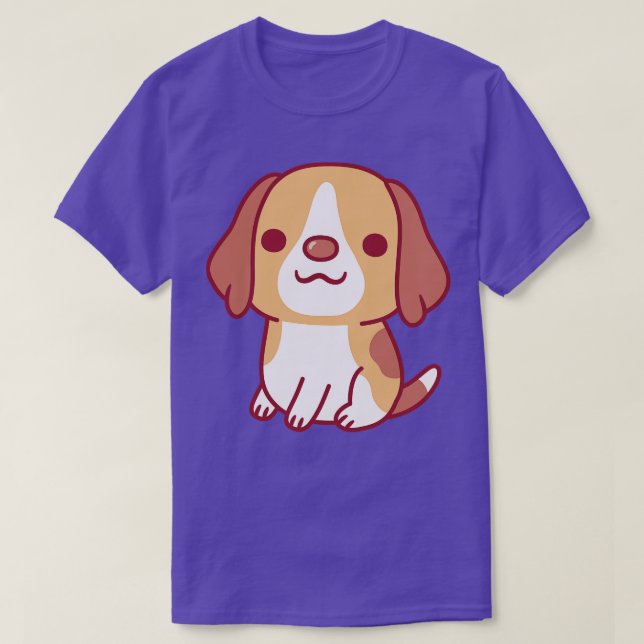 Camiseta Perro de cachorro de beagle lindo (Diseño del anverso)