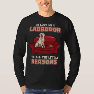 Camiseta Perro de cachorro recuperador de labrador
