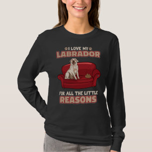 Camiseta Perro de cachorro recuperador de labrador