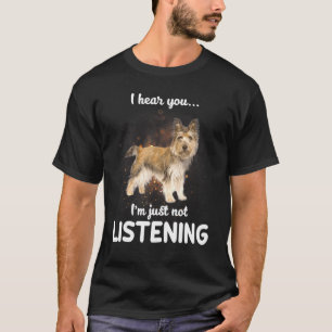 Camiseta Perro de Cairn Terrier Que Escuché Que No Escuchab