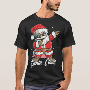 Camiseta Perro de caniche agudo disfrazado de Papá Noel