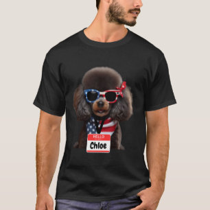Camiseta Perro de caniche Chloe Hombres Mujeres Niños Gir