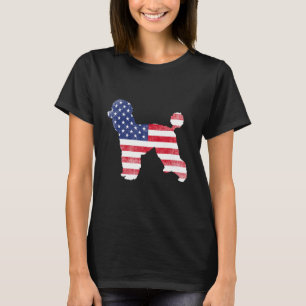 Camiseta Perro de caniche en miniatura papá mamá Silhouette