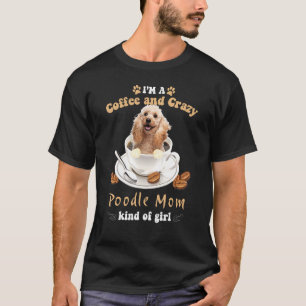 Camiseta Perro de caniche en tazón de café al que le encant