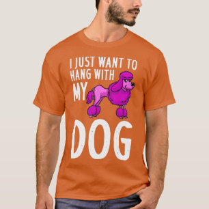 Camiseta Perro de caniche estándar cachorros propietario Lo