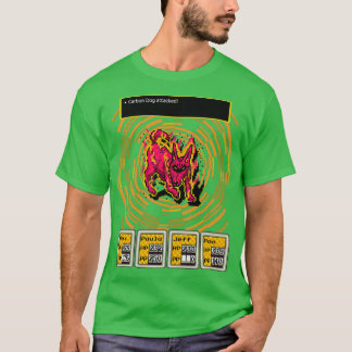 Camiseta Perro de carbono hacia la tierra