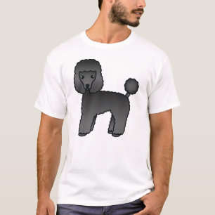 Camiseta Perro de caricatura de juguete negro