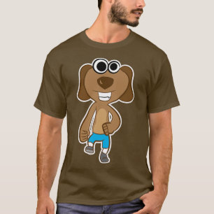 Camiseta perro de carreras tontas