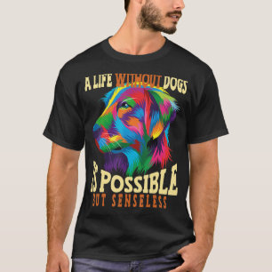 Camiseta Perro de caza de perros de raza de perro de alambr