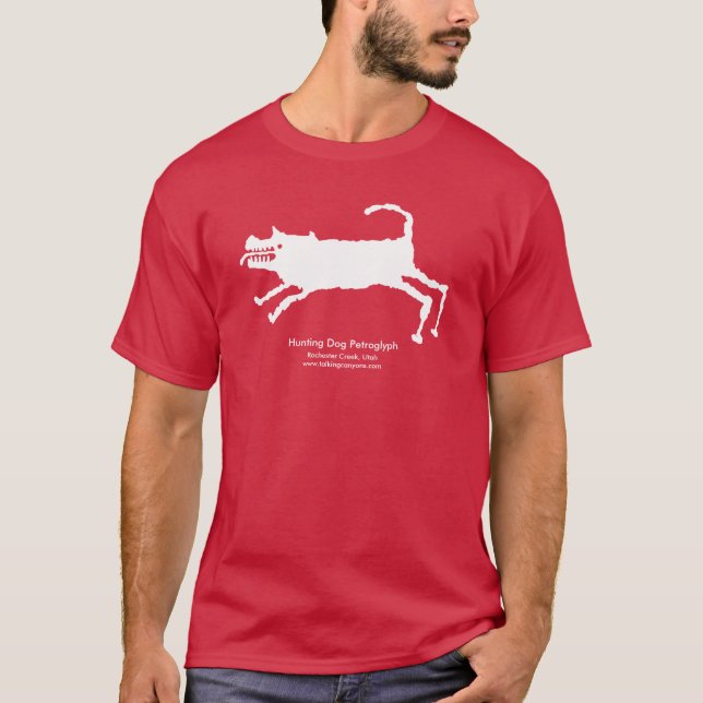 Camiseta Perro de caza Petroglyph (Anverso)