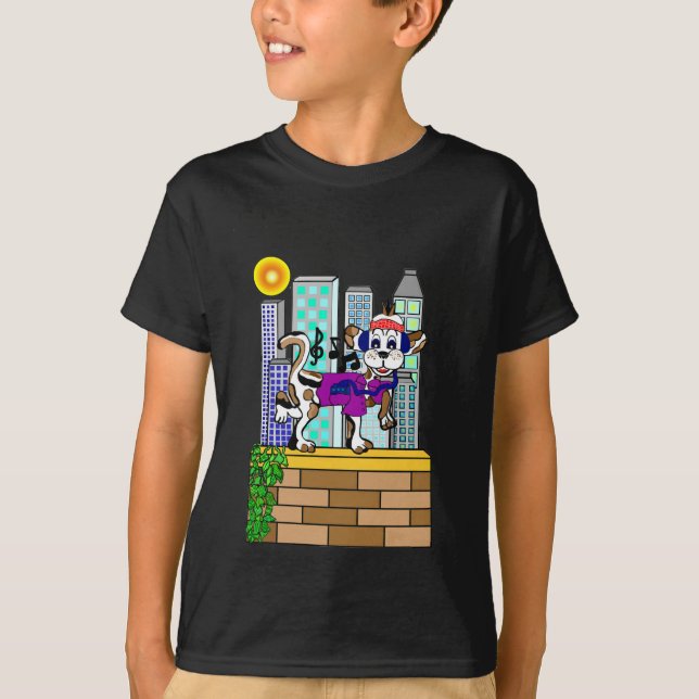 Camiseta Perro de chile frío del horizonte (Anverso)
