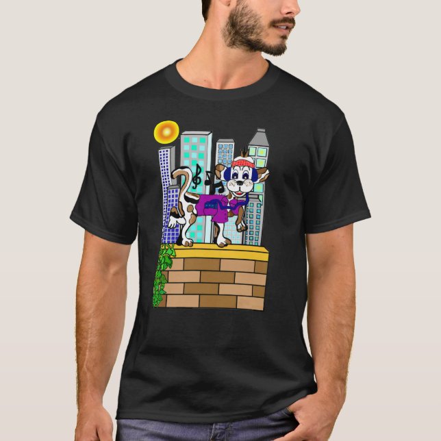 Camiseta Perro de chile frío del horizonte (Anverso)