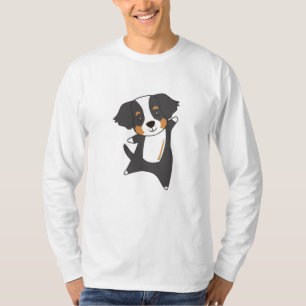 Camiseta Perro de cola de perro pipa de montaña Bernese Per