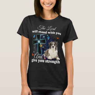 Camiseta Perro De Collie Fronterizo El Señor Se Mantendrá C