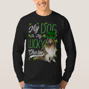 Camiseta Perro de Collie Mi Perro Es Mi Afortunado Encanto