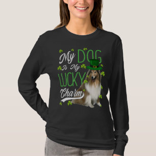 Camiseta Perro de Collie Mi Perro Es Mi Afortunado Encanto