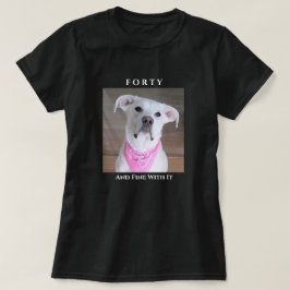 Camiseta Perro de confianza con ojos conmovedores cuarenta
