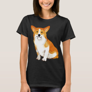 Camiseta Perro de Corgi galés lindo no