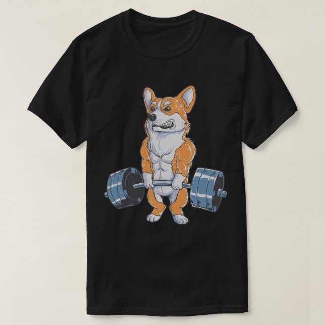 Camiseta Perro de Corgi galés Pembroke Funny Corgi  (Diseño del anverso)