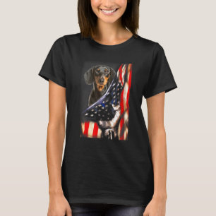 Camiseta Perro de Dachshund - Perfecto perro patriótico de