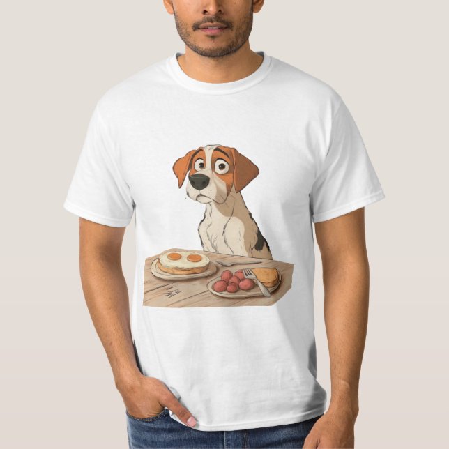 Camiseta Perro de desayuno (Anverso)