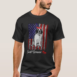 Camiseta Perro de Día de la Madre de mamá de San Bernardo