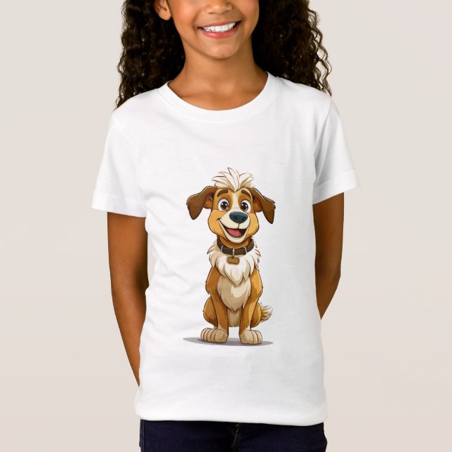 Camiseta Perro de dibujos animados (Anverso)