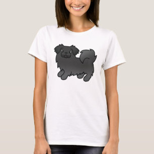 Camiseta Perro de dibujos animados en español del Tíbet Neg