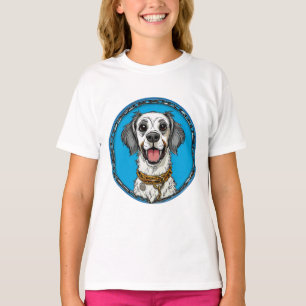 Camiseta Perro de dibujos animados lindo