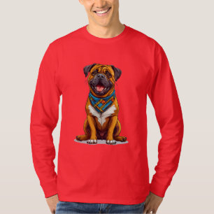 Camiseta Perro de dibujos animados lindo