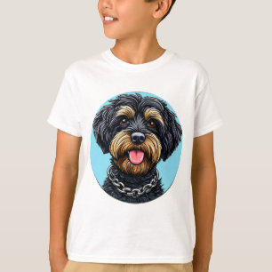 Camiseta Perro de dibujos animados lindo