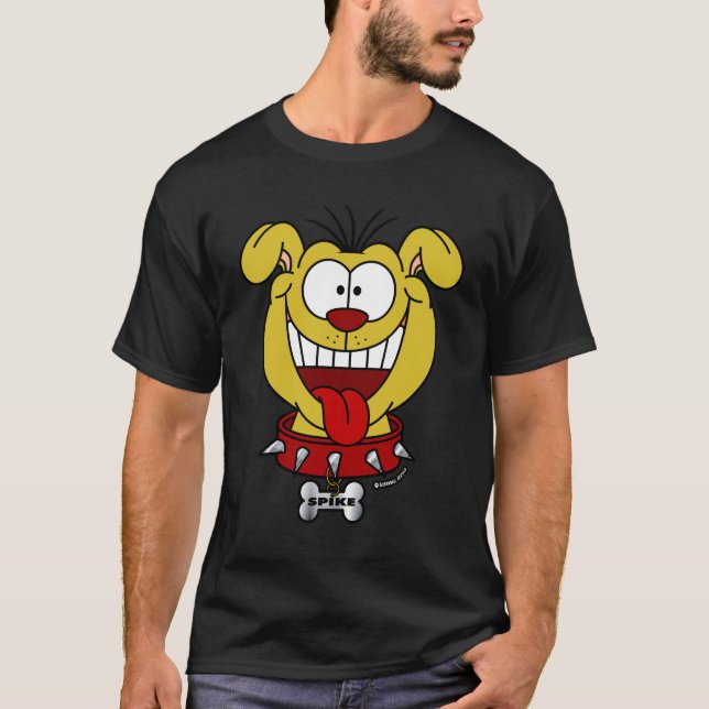 Camiseta Perro de dibujos animados lindos Spike (Anverso)