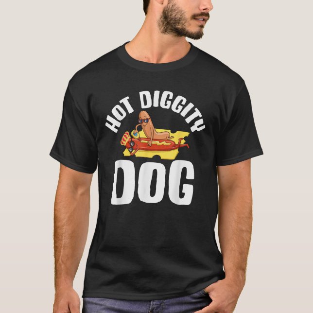Camiseta Perro de Diggity Hot (Anverso)