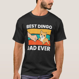 Camiseta Perro de Dingo Australiano Papá Mejor Papá De Ding