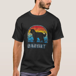 Camiseta Perro de diseño de Barbet Vintage