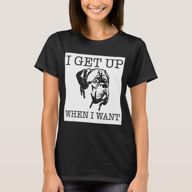 Camiseta Perro de Dogue de Bordeaux (Anverso)