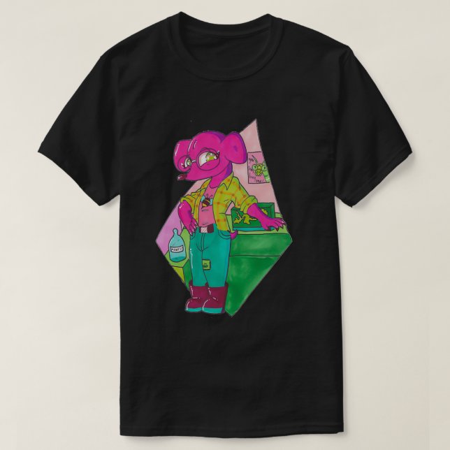 Camiseta Perro de entomología (Diseño del anverso)