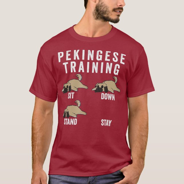 Camiseta Perro de entrenamiento de Pekín (Anverso)