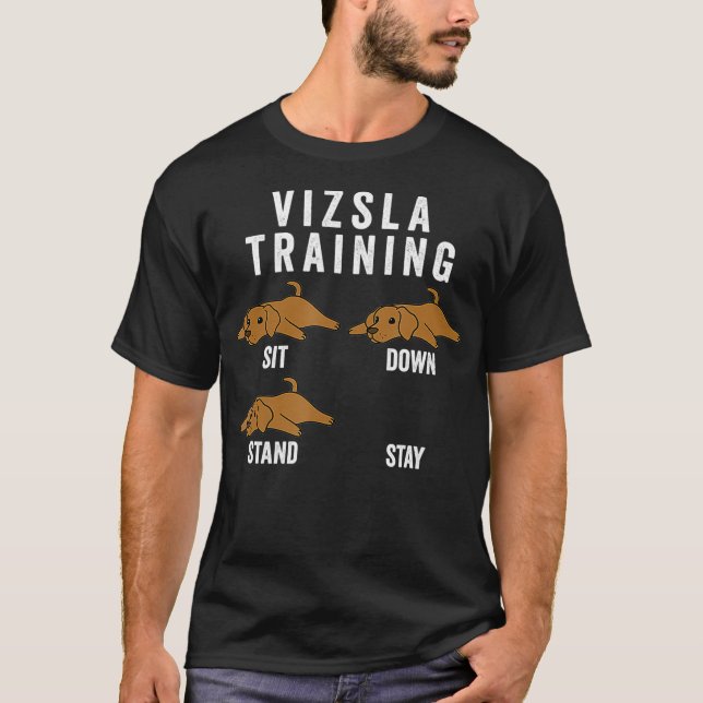 Camiseta Perro de entrenamiento de Vizsla (Anverso)