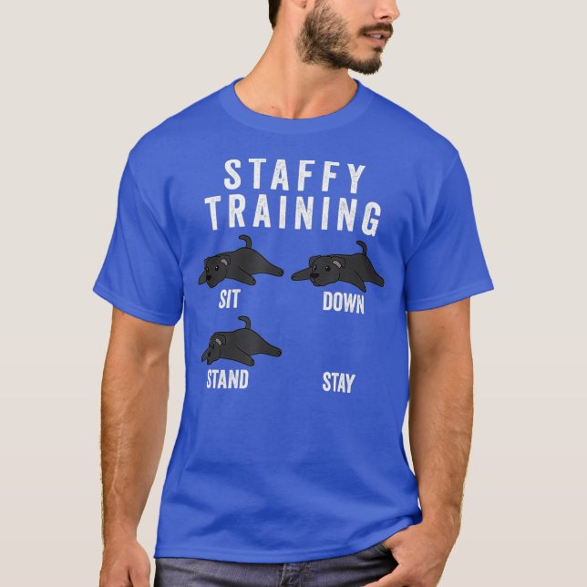 Camiseta Perro de entrenamiento del Staffordshire Bull Terr (Anverso)