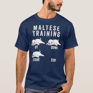 Camiseta Perro de entrenamiento maltés