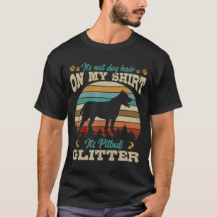 Camiseta Perro de época retro-Pitbull