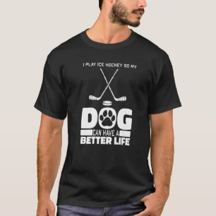 Camiseta Perro de equipo - Jugador Hockey sobre hielo Premi
