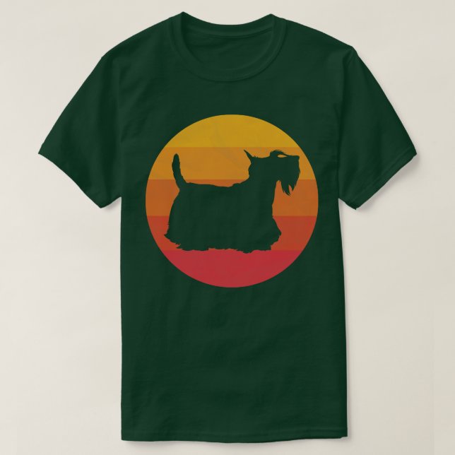 Camiseta Perro de Escocia (Diseño del anverso)