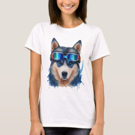 Camiseta Perro de esquí