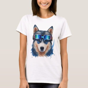 Camiseta Perro de esquí