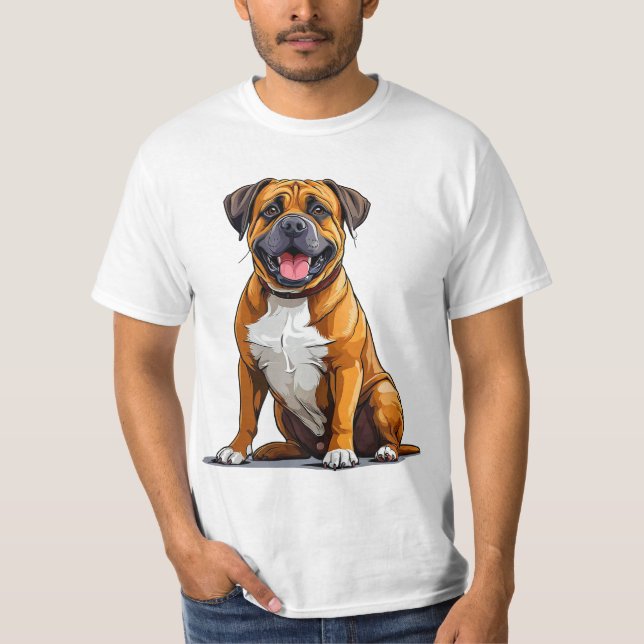 Camiseta perro de estilo personalizado (Anverso)