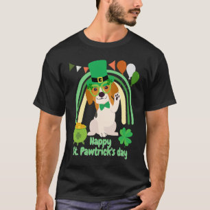 Camiseta Perro de gambas feliz del día de san patrick con c