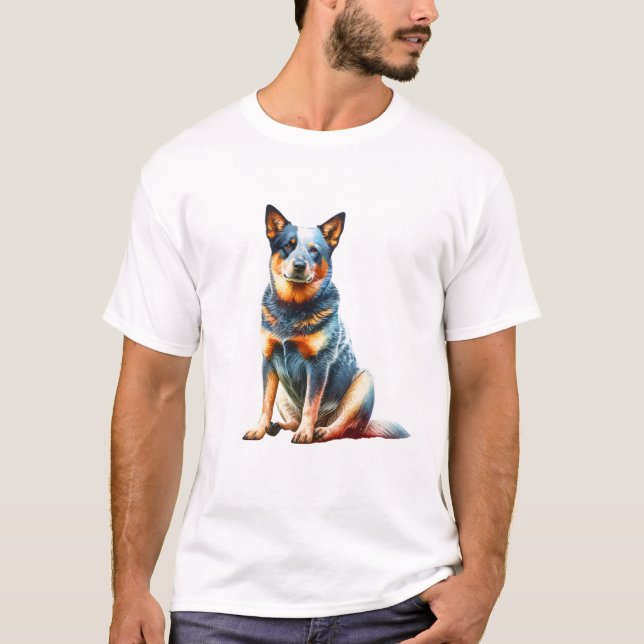Camiseta Perro de ganado australiano (Anverso)